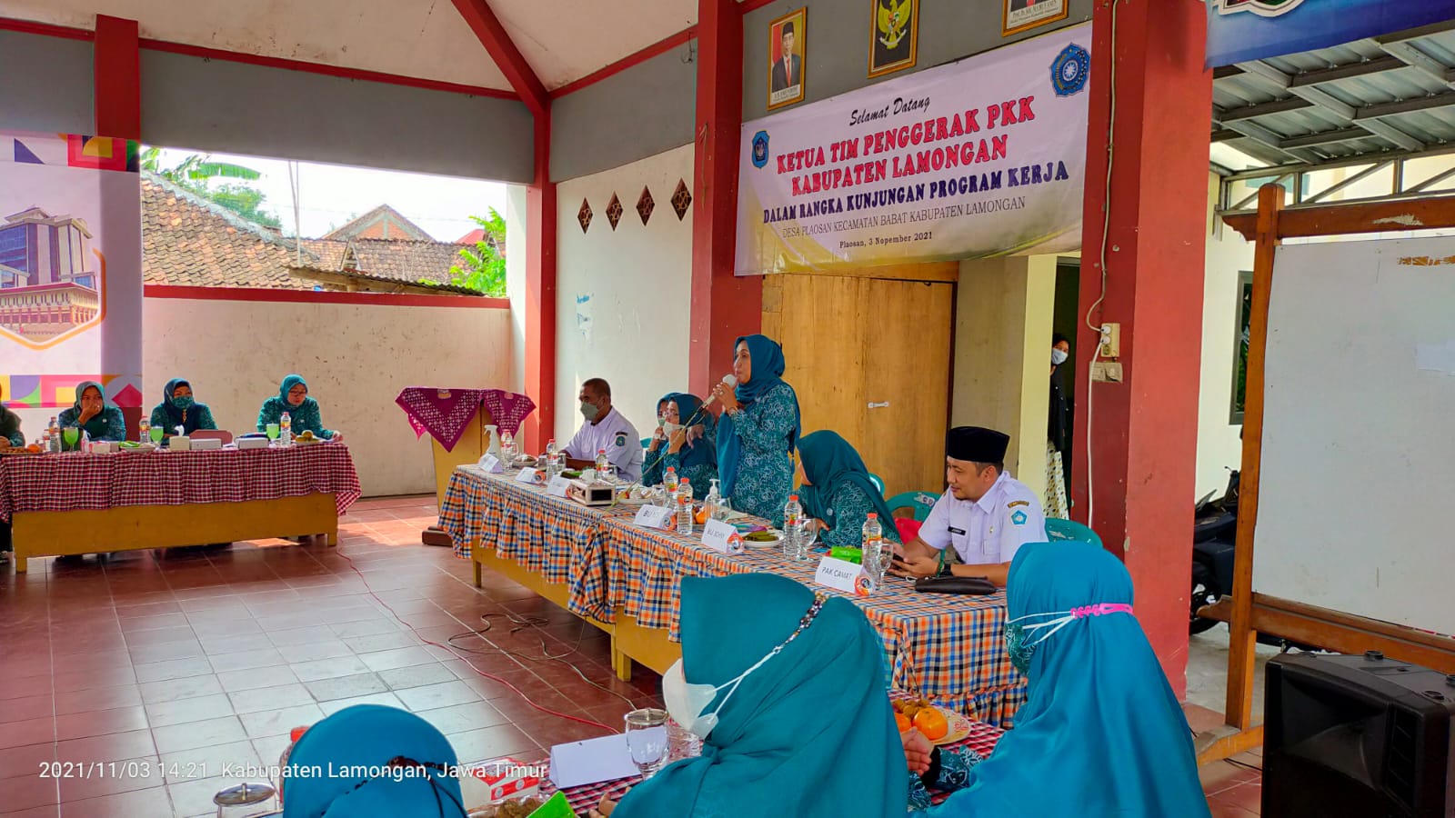 Kunjungan Istri Bupati Lamongan